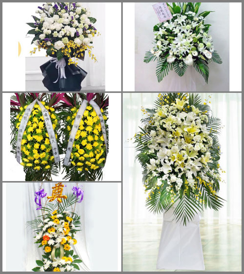 福建宁德柘荣县乍洋乡白事花篮预定